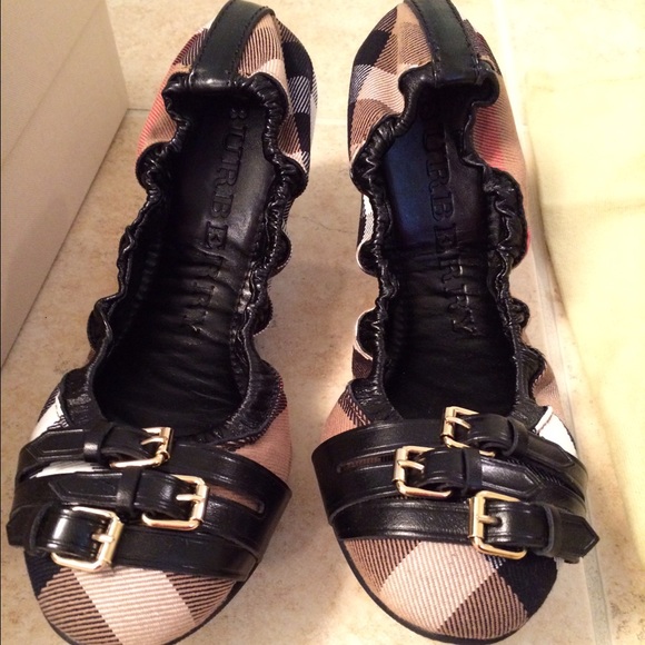 Burberry Shoes - Burberry Bridle Housecheck Falcony Ballerina
