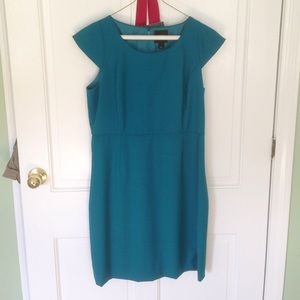 WORN ONCE dark Aqua J Crew size12 cocktail dress