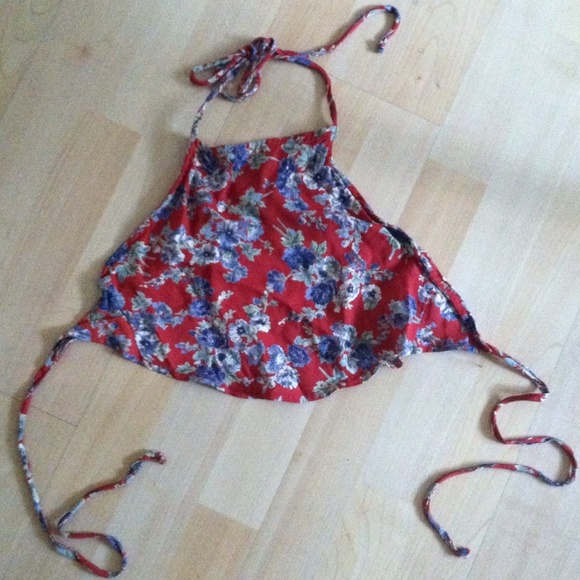 Brandy Melville Floral Anastasia Halter