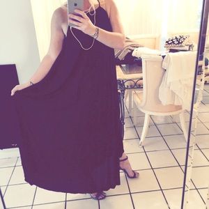 SOLD! black panel maxi