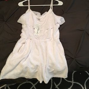 Speechless White Romper