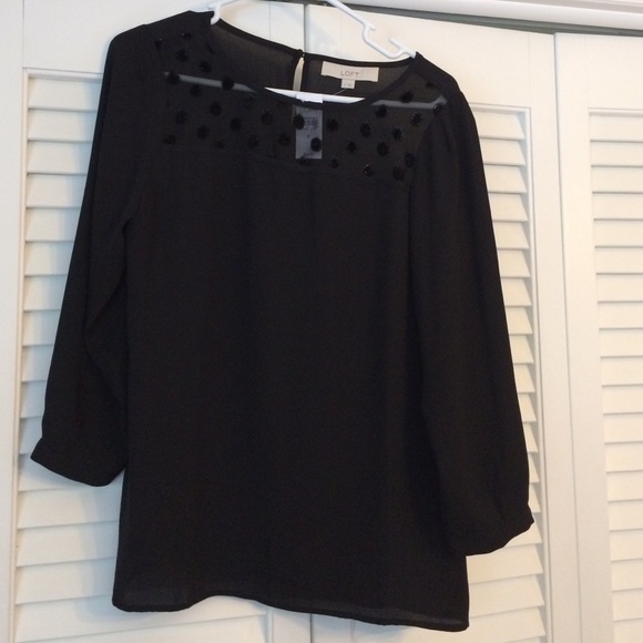 Black Loft Blouse