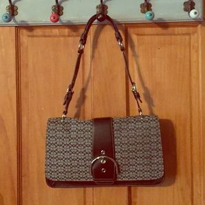 Authentic Coach Envelope flap bag