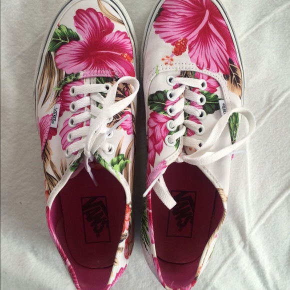 Hawaiian Print Vans