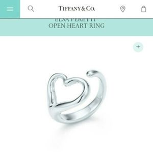 Tiffany open heart was $210