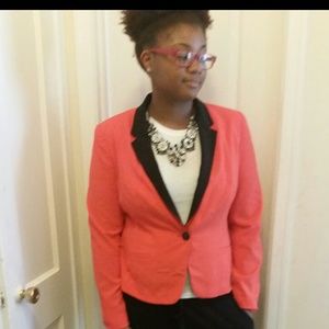 Orange tuxedo jacket