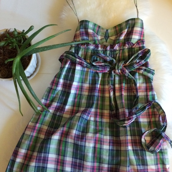 J . Crew plaid dress