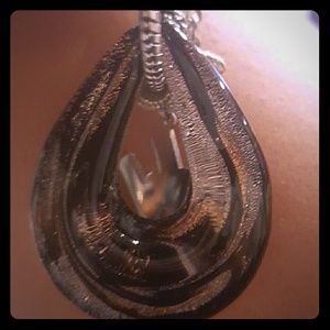Glass neckless pendant