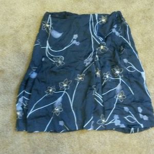 Ann Taylor Loft skirt with flowers