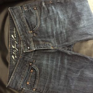Juicy Couture straight leg. dark wash. Size 25