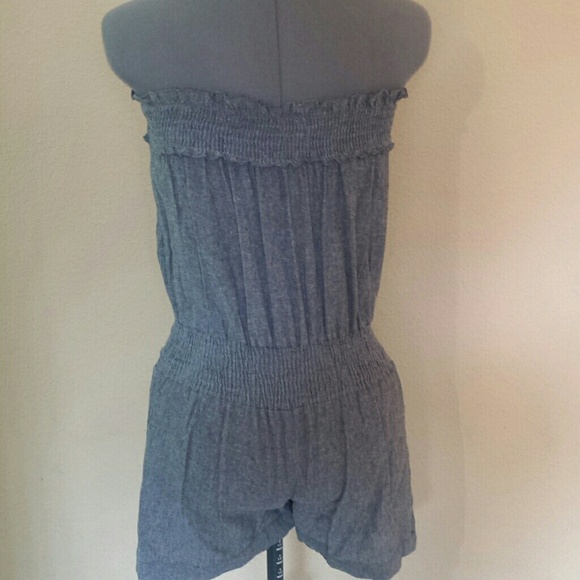 Heathered gray romper - Picture 2 of 3