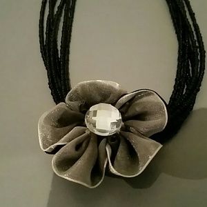 Beaded necklace and bracelet