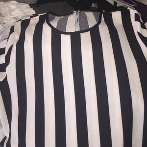 black and white forever 21 shirt