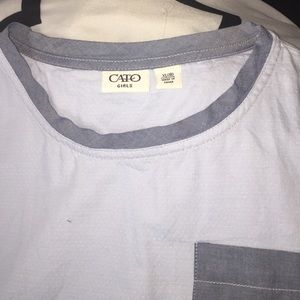 blue Denim-like shirt