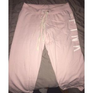 Victoria Secret PINK cropped sweat pants