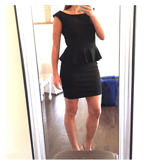 LBD peplum Little Black Dress