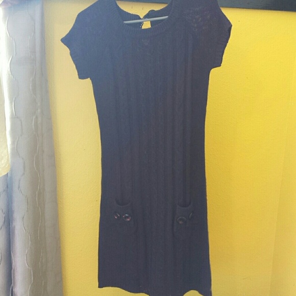 Purple sweater Dress