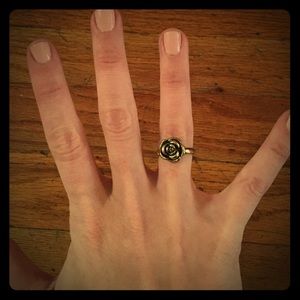 Flower ring gold