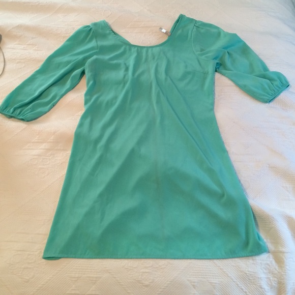 Teal Shift Dress (Large)
