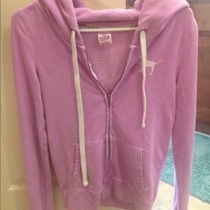 PINK zip up hoodie