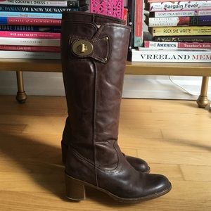 Coach Shoes - Coach Sara Leather Riding Boots Coach Shoes - Coach Sara Leather Riding Boots