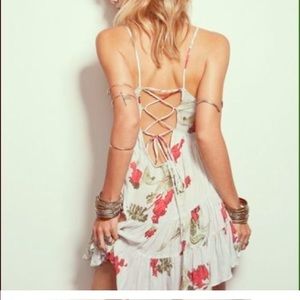 Free people trapeze slip dress