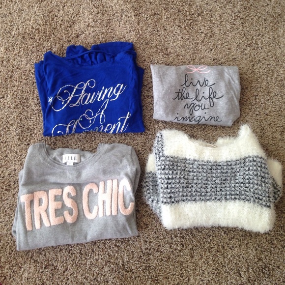 ⚡️LOT⚡️4 Long Sleeve Shirts