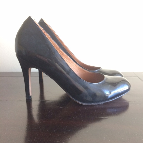 Black Patent Leather Heels