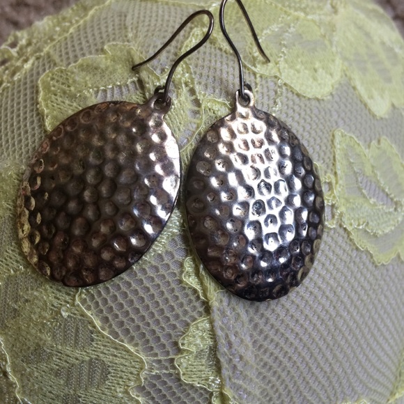 Silver earrings