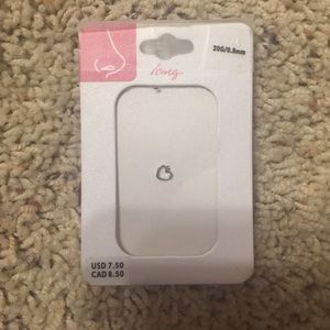 Brand new heart nose ring!