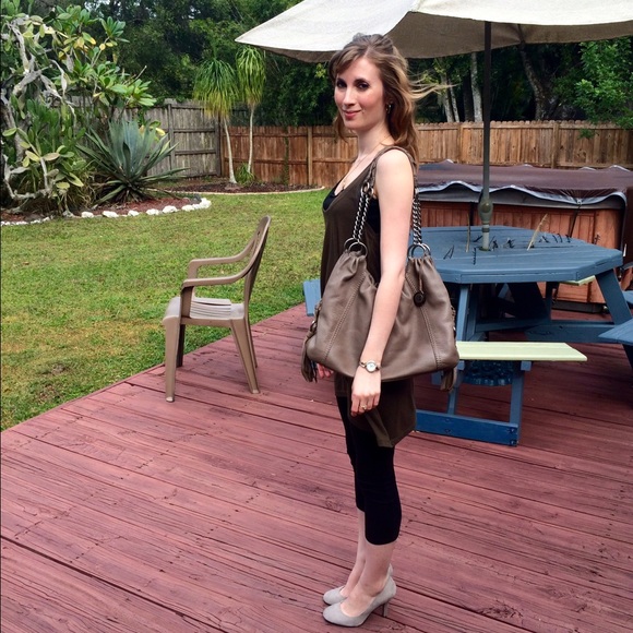 The Sak Benicia Leather Tote in Portobello