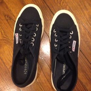Navy Superga Women's sneakers, size 7, brand new