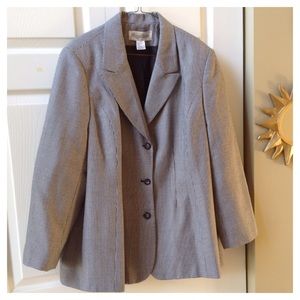 Black/Gray Houndstooth Blazer