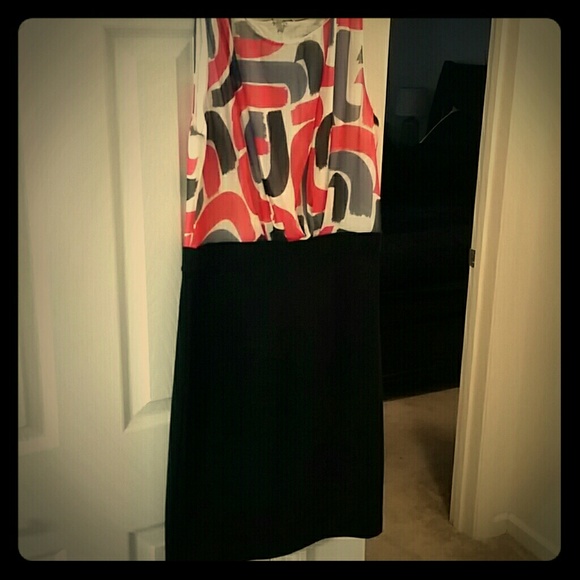 Banana Republic printed pencil dress - Picture 1 of 3