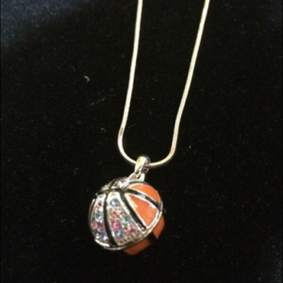 Basketball necklace