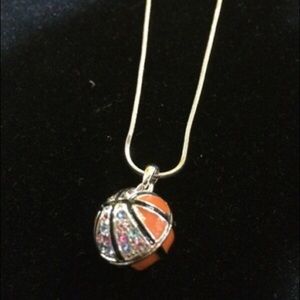 Basketball necklace