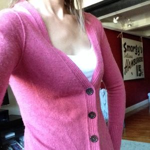 Loft Raspberry Cardigan