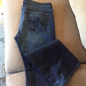 AG the angel bootcut dark wash denim. Size 27