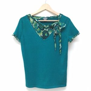 Sweater w/Scarf Detail