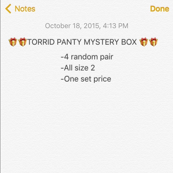 Torrid Mystery Box