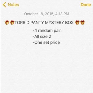 Torrid Mystery Box