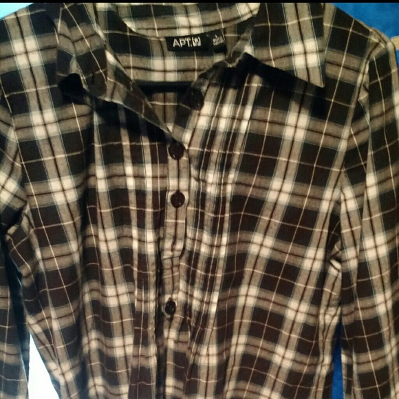 Apartment 9 size large plaid shirt