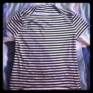 Kate Spade Saturday Boat Neck Striped Top