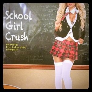 School Girl Crush costume size medium