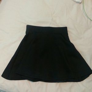 Black skater skirt