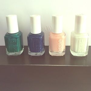 Set of Essie nail polish