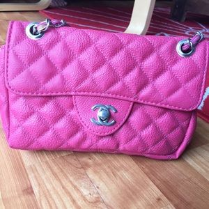 Pink  handbag quilted