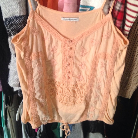 AEO Orange tank top