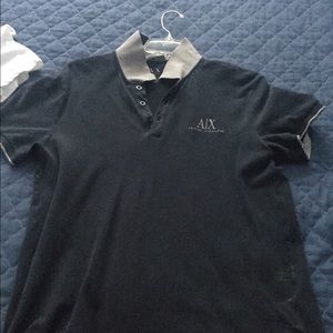 Men's Armani exchange pique polo