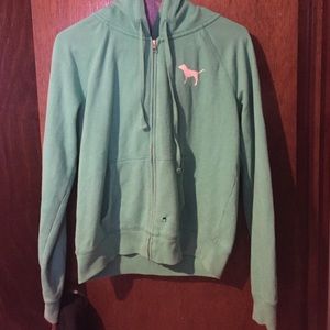 Mint green hoodie